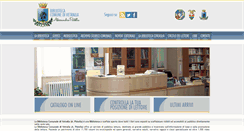 Desktop Screenshot of bibliotecavetralla.it